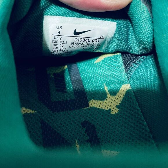 Nike Air Zoom Pegasus 38 OREGON Fighting DUCKS Green 9 US DJ0840 001 Wmns 10.5 - Picture 8 of 9